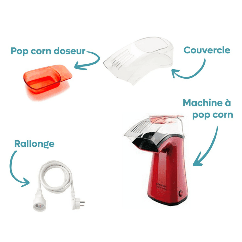 Petite Machine à pop'corn TAURUS, photo 2 sur 3