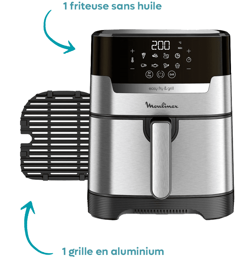 Friteuse sans huile (fritures, cuissons et grillades) MOULINEX
