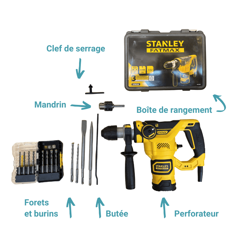 Perforateur burineur Stanley, photo 5 sur 5