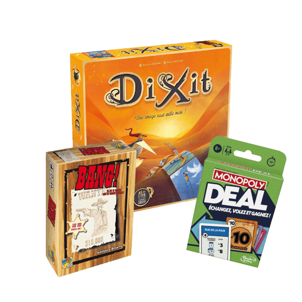 Jeux de société : Dixit, Bang et Monopoly deal Kit Jeux, photo 2 sur 3