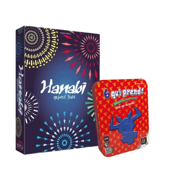 Jeux de société : 6 qui prend et Hanabi Kit Jeux