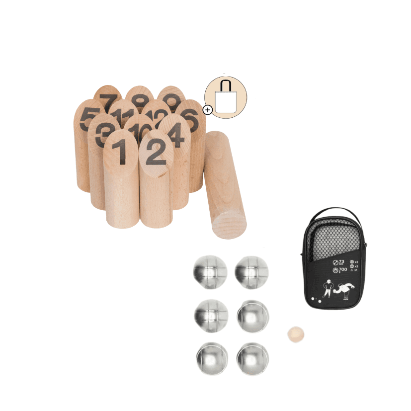 Kit de jeux d'extérieur : pétanque, Möllky, Roundnet Decathlon, Schildkröt, photo 4 sur 6