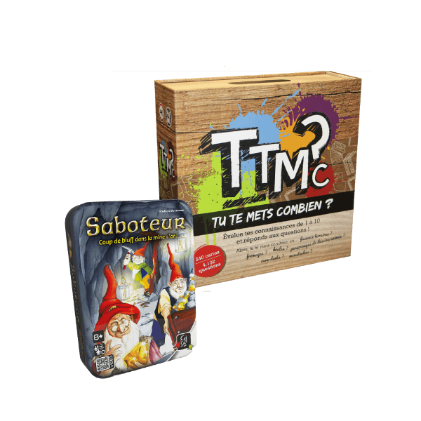 Jeux de société : TTMC et Saboteur Kit Jeux