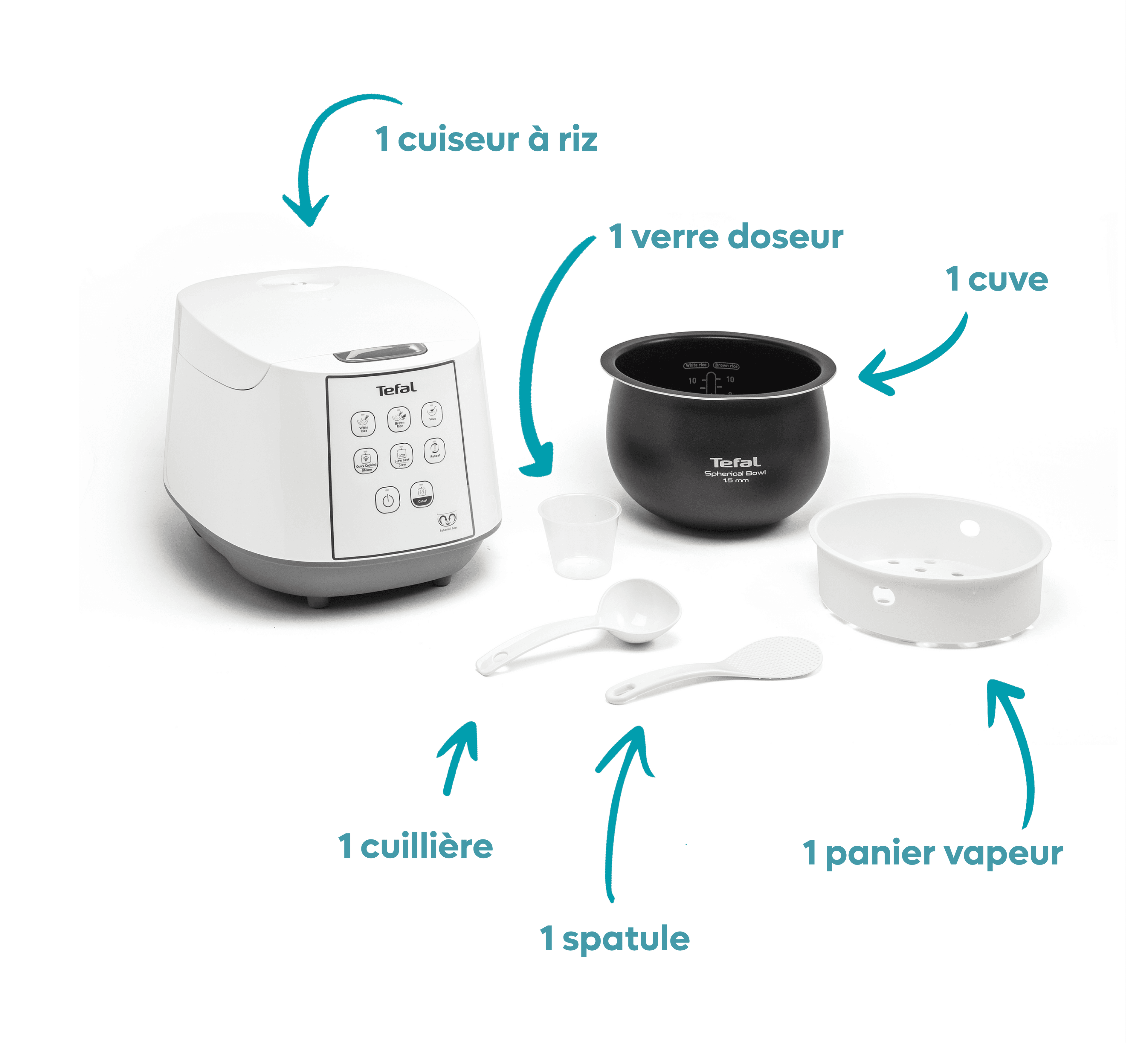 Cuiseur de riz Tefal, photo 3 sur 3