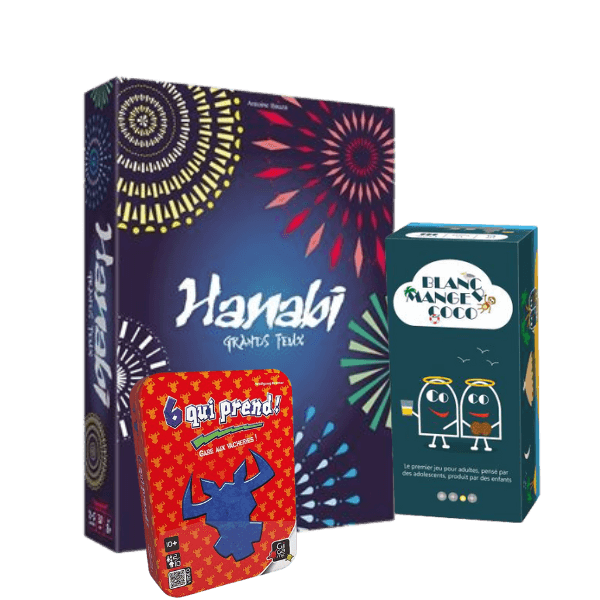 Jeux de société : Blanc manger Coco, 6 qui prend et Hanabi Kit Jeux, photo 2 sur 3